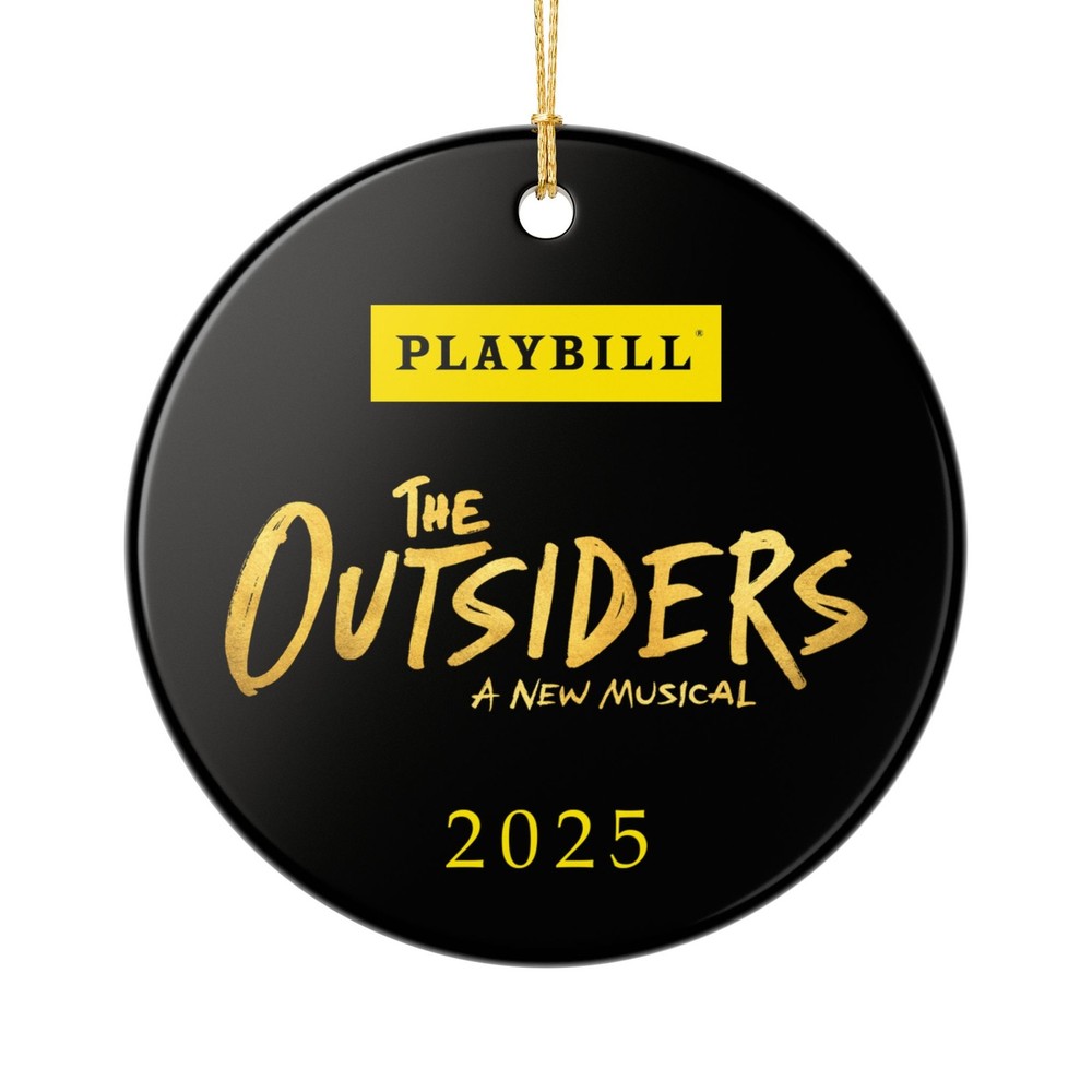 Outsiders Musical Ceramic Ornament, Outsiders Christmas Gift,Broadway Ornament