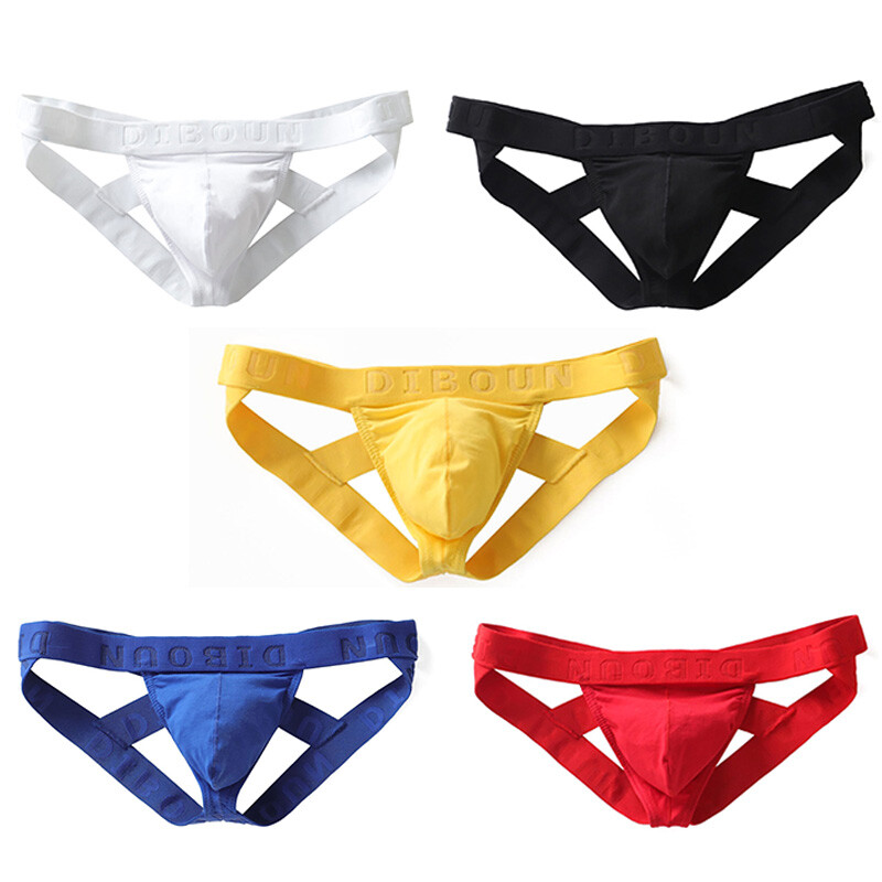 Mens Sexy Jockstrap Underwear Backless Thongs Briefs G-String Fashion Underpant✿