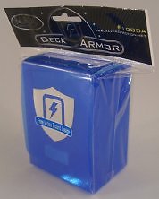 Textured Transparent Deck Box - Blue Max Protection GAMING SUPPLY BRAND NEW