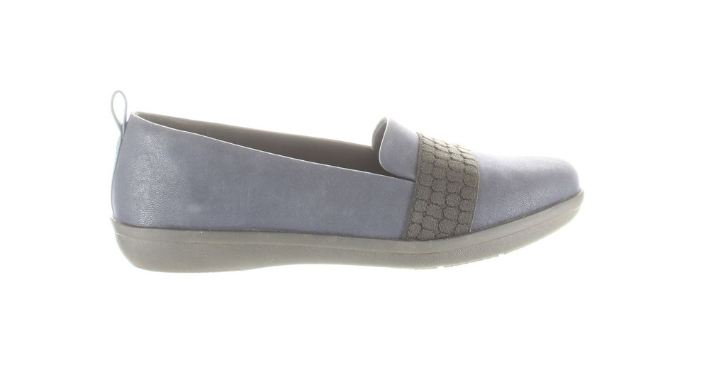 Clarks Womens Ayla Sloane Navy Nubuck Loafers Size 9 1595516