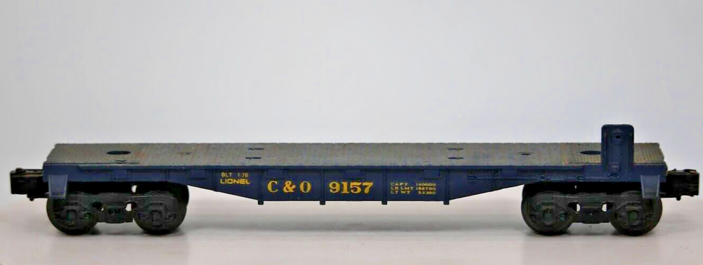 LIONEL C & O 9157 Flat Car Only HO Scale Model Train
