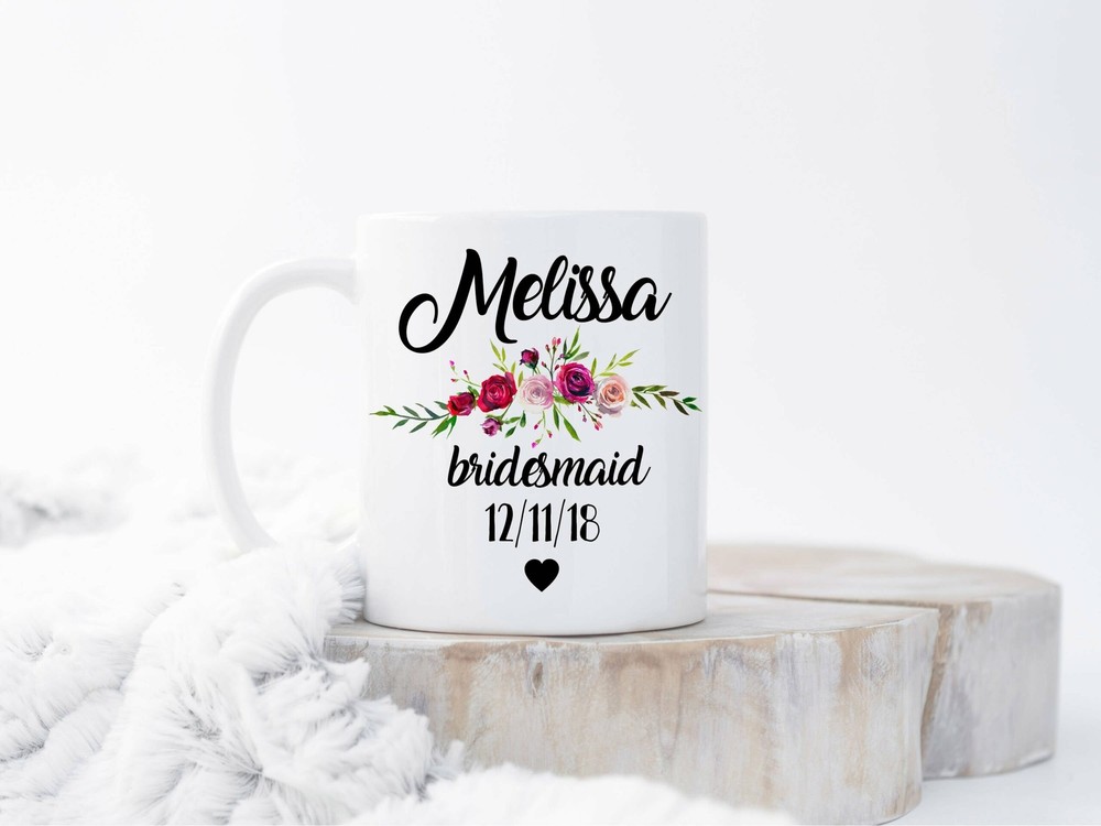 Custom Bridesmaid Mug Mug For Bridesmaid Bridesmaid Gift Maid Of Honor Gift Maid
