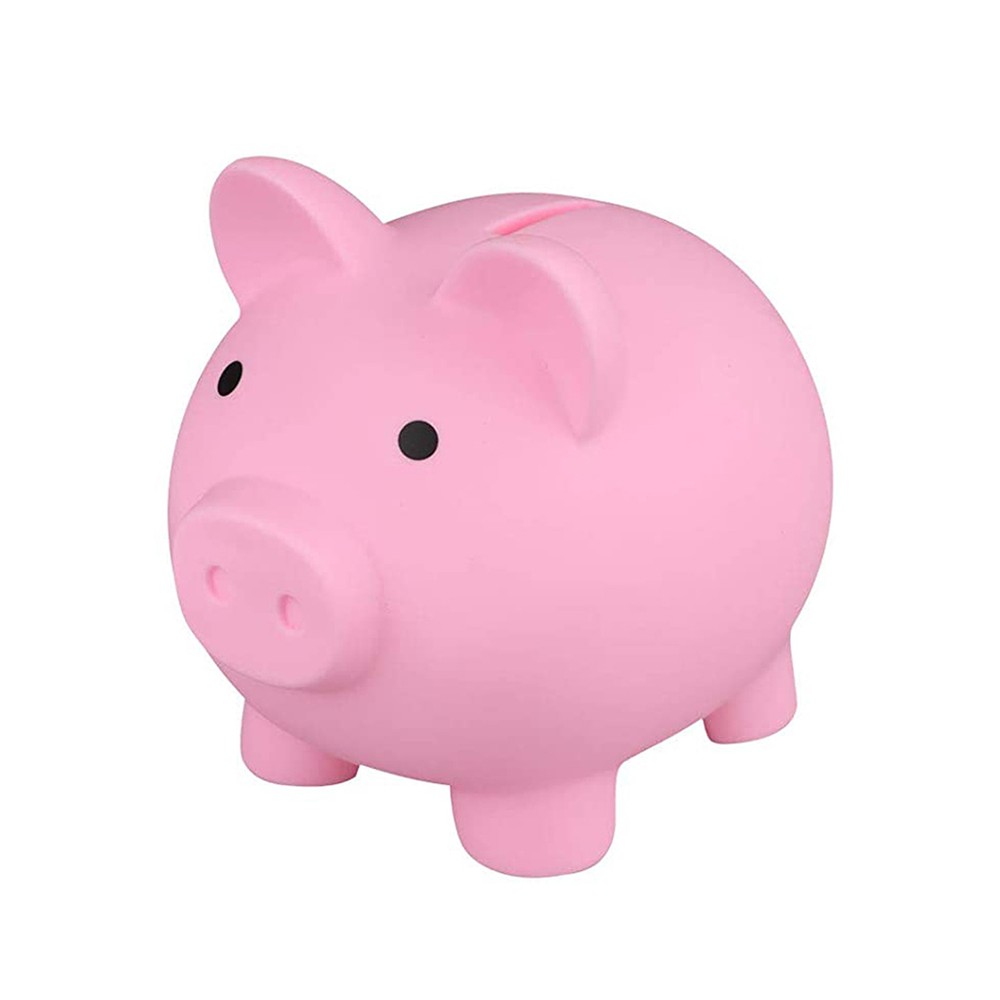 Plastic Piggy Bank for Boys and Girls - Unbreakable Coin Bank for Kids