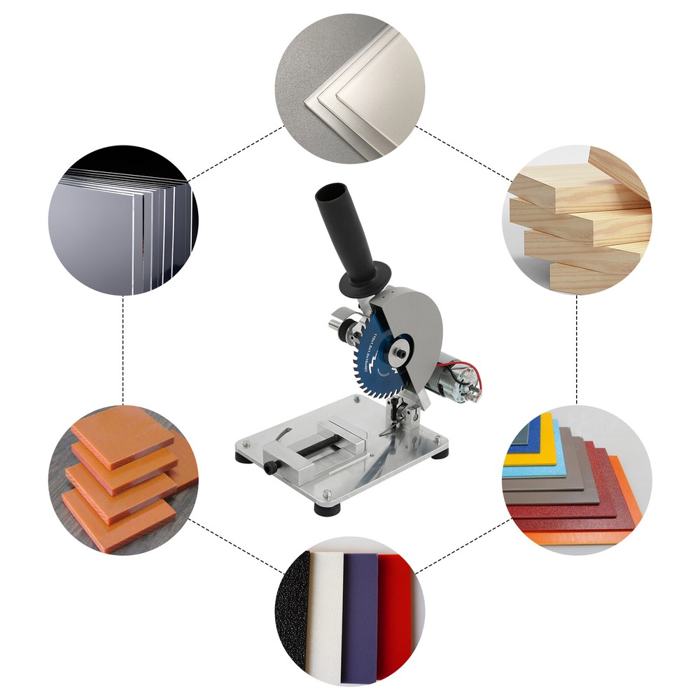 4 Inch Mini Table Saw for Wood Soft Metal Plastic and Baking Cuts