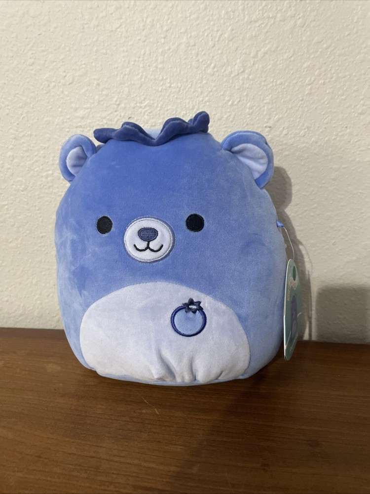 Squishmallows Brunswick the Blueberry Bear 8 Inch Soft Plush New