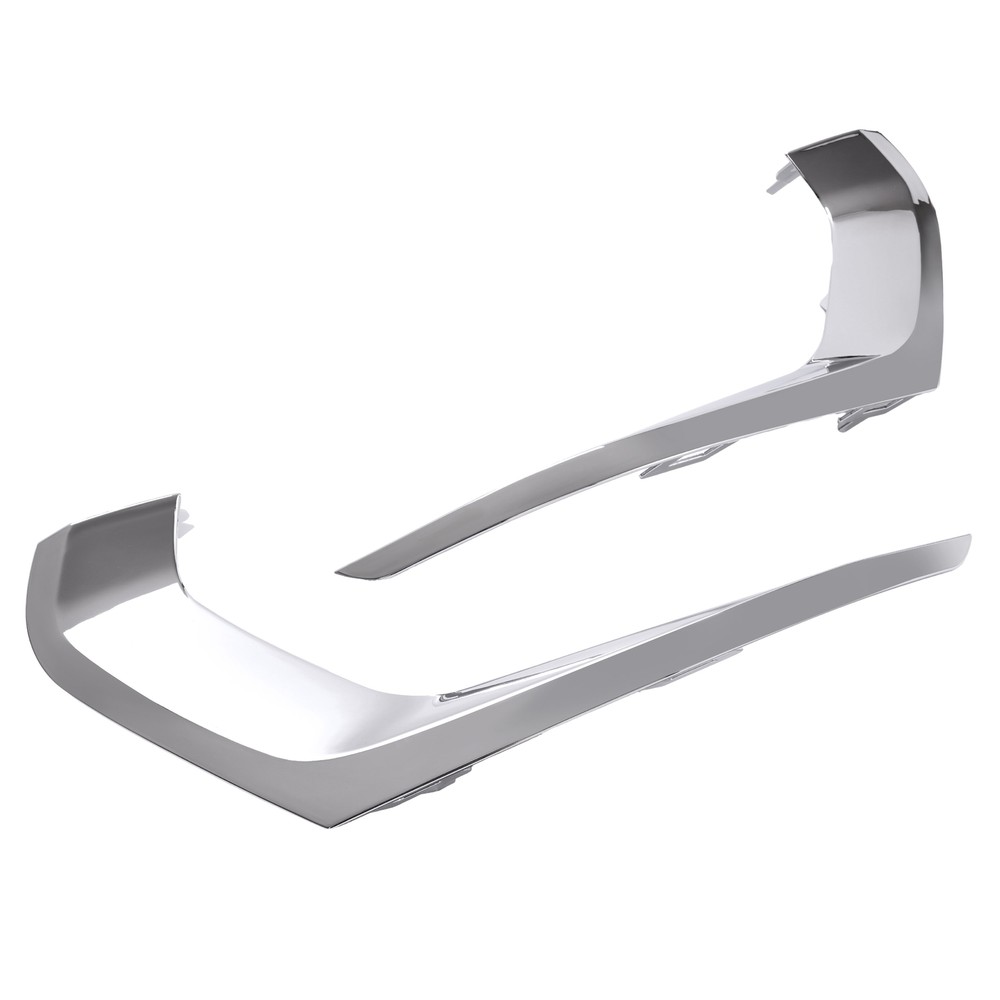 Pair Front Fog Light Trim Cover Passenger & Driver Side For Chevy Traverse 18-21