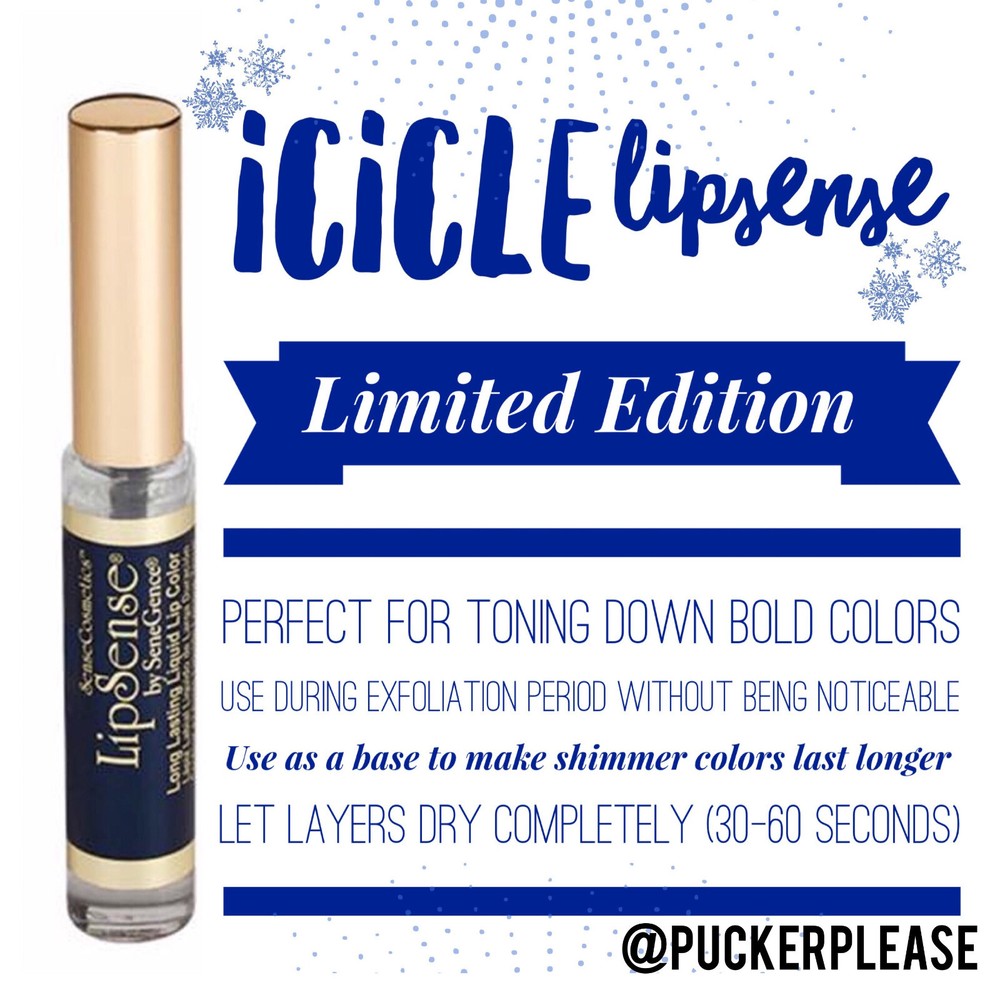 Icicle Lipsense by SeneGence NEW SEALED Authentic Lip Color 💟