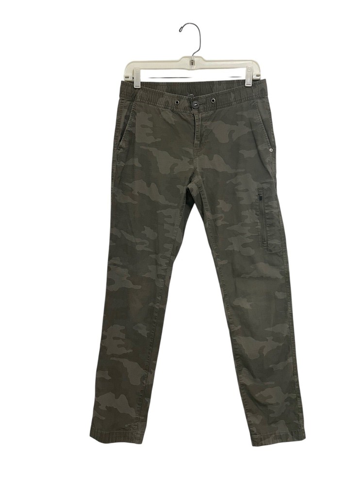 Vuori The Rise The Shine Jogger Pants in Green Camo Size Small 30W Flaw