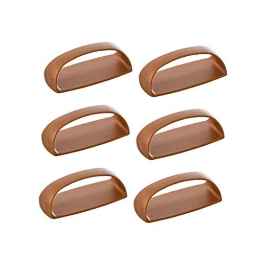 6 Pack CcHhyyt Self-Stick Cabinet Handles - No-Screw Drawer Pull Helper