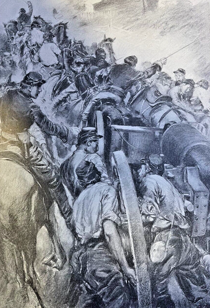 1911 General Peter Hains First Gun At Bull Run Civil War illustrated