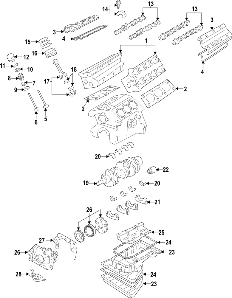 Genuine GM Gasket Upper Oil Pan 09128256