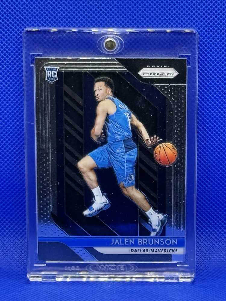 Jalen Brunson RARE ROOKIE PANINI PRIZM Non-Auto CARD MAVERICKS KNICKS MVP MINT!