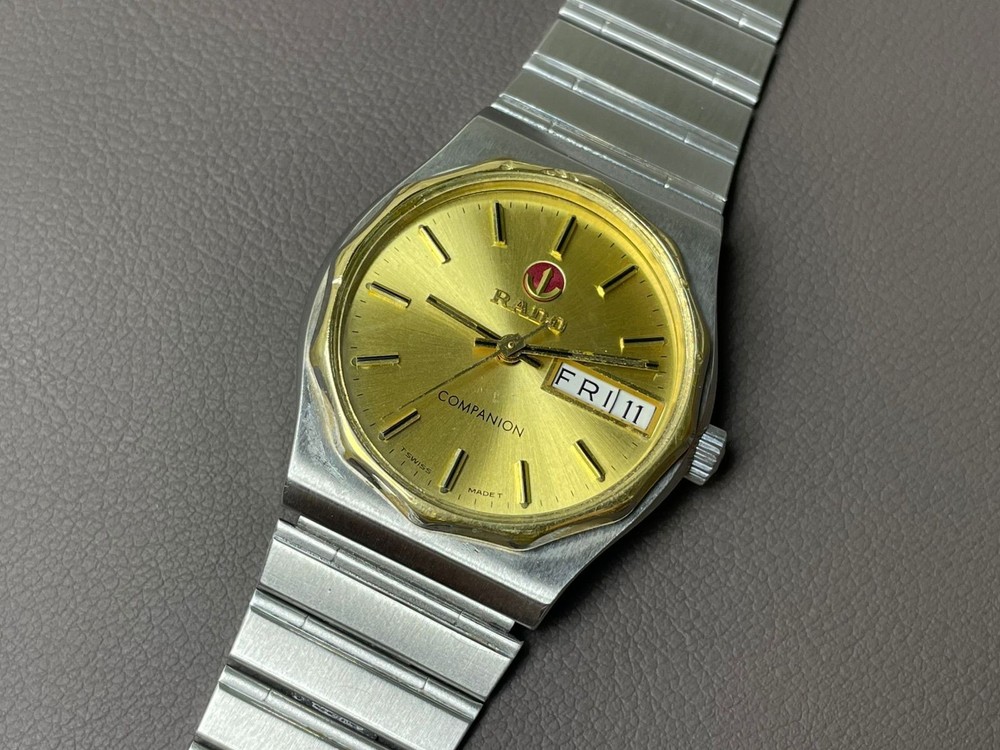 Vintage Rado Companion Automatic Gold Dial 32mm Men's Watch