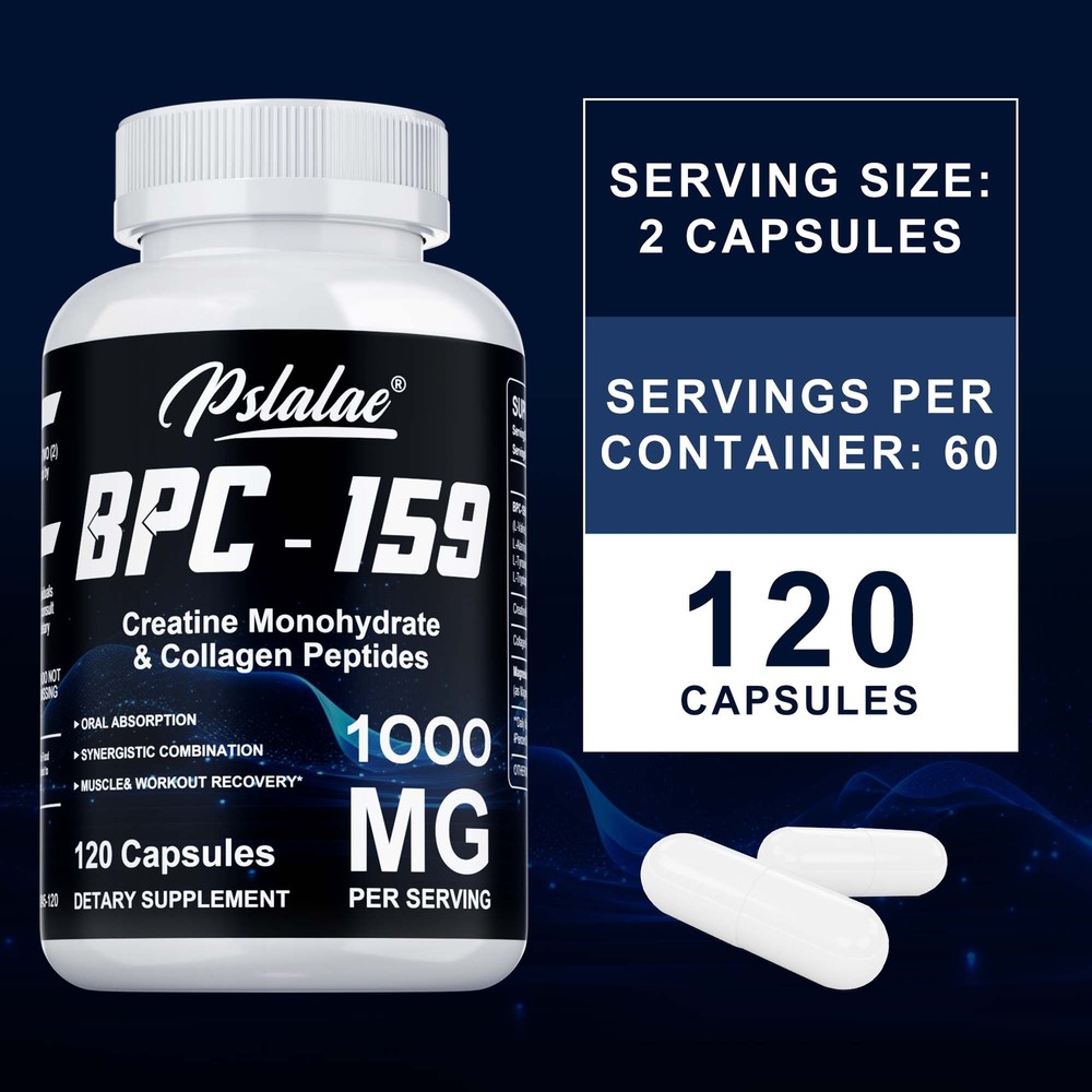 BPC-157 Creatine Monohydrate with Collagen Peptides for Muscle Growth and Recovery