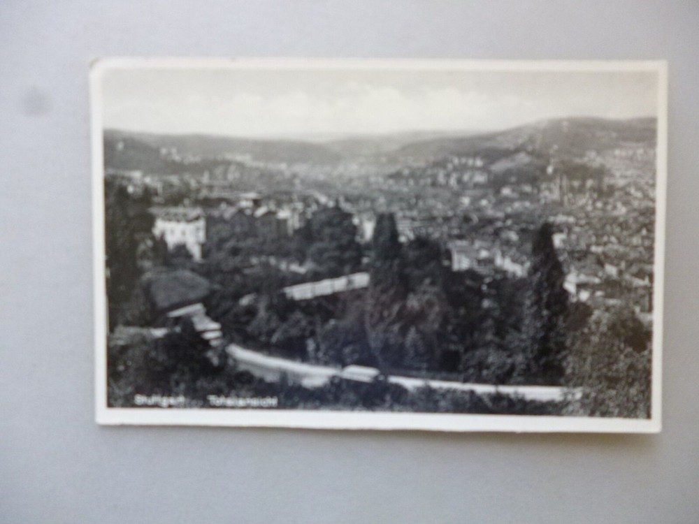 Postcard Stuttgart total view 1934 (No. 575)