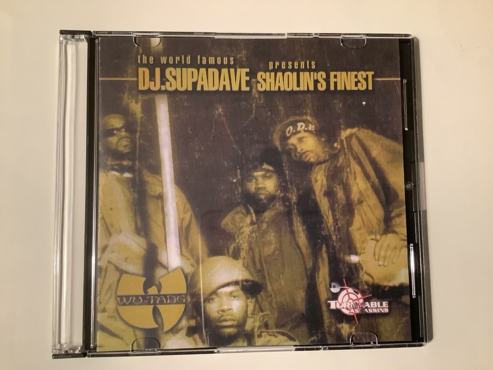 DJ Supa Dave ‎– Shaolin's Finest CD Rare Wu Tang Clan Promo Mixtape raekwon rza