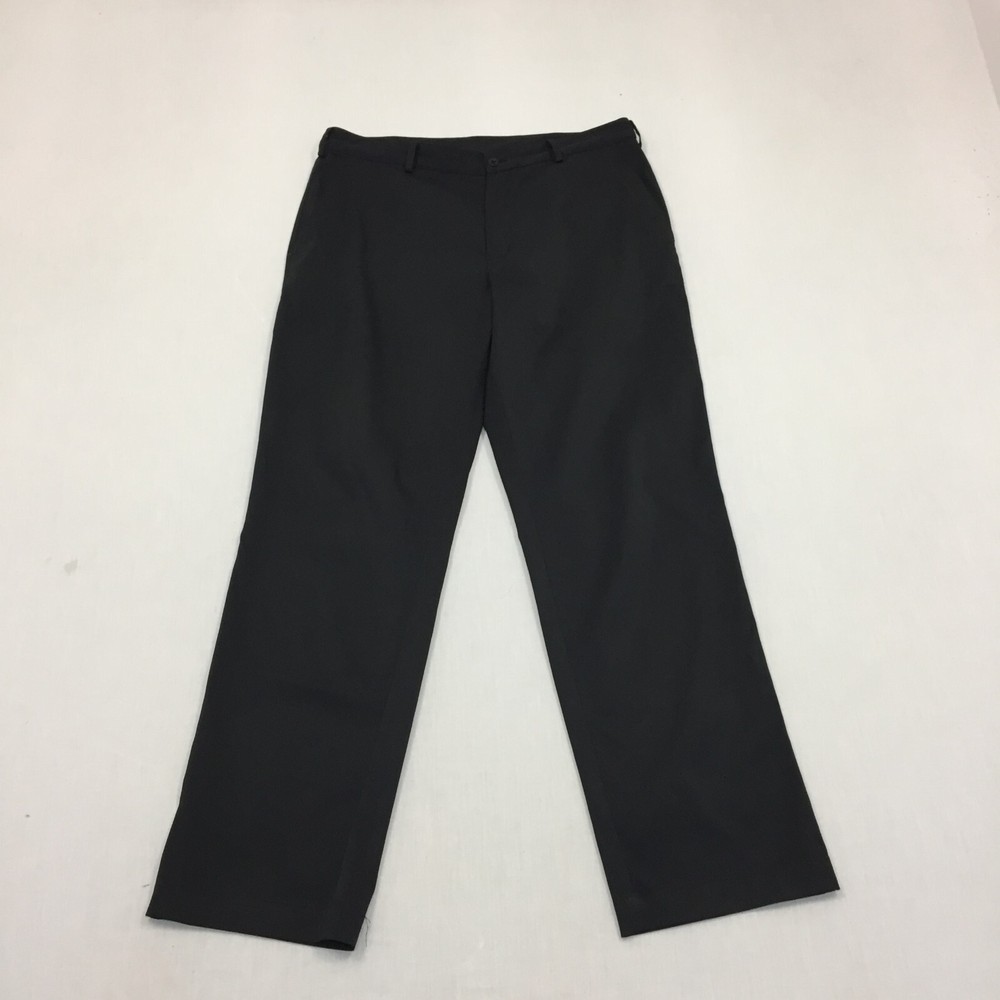 Nike Golf Trousers Mens W34 L32 Straight Fit Chino Black