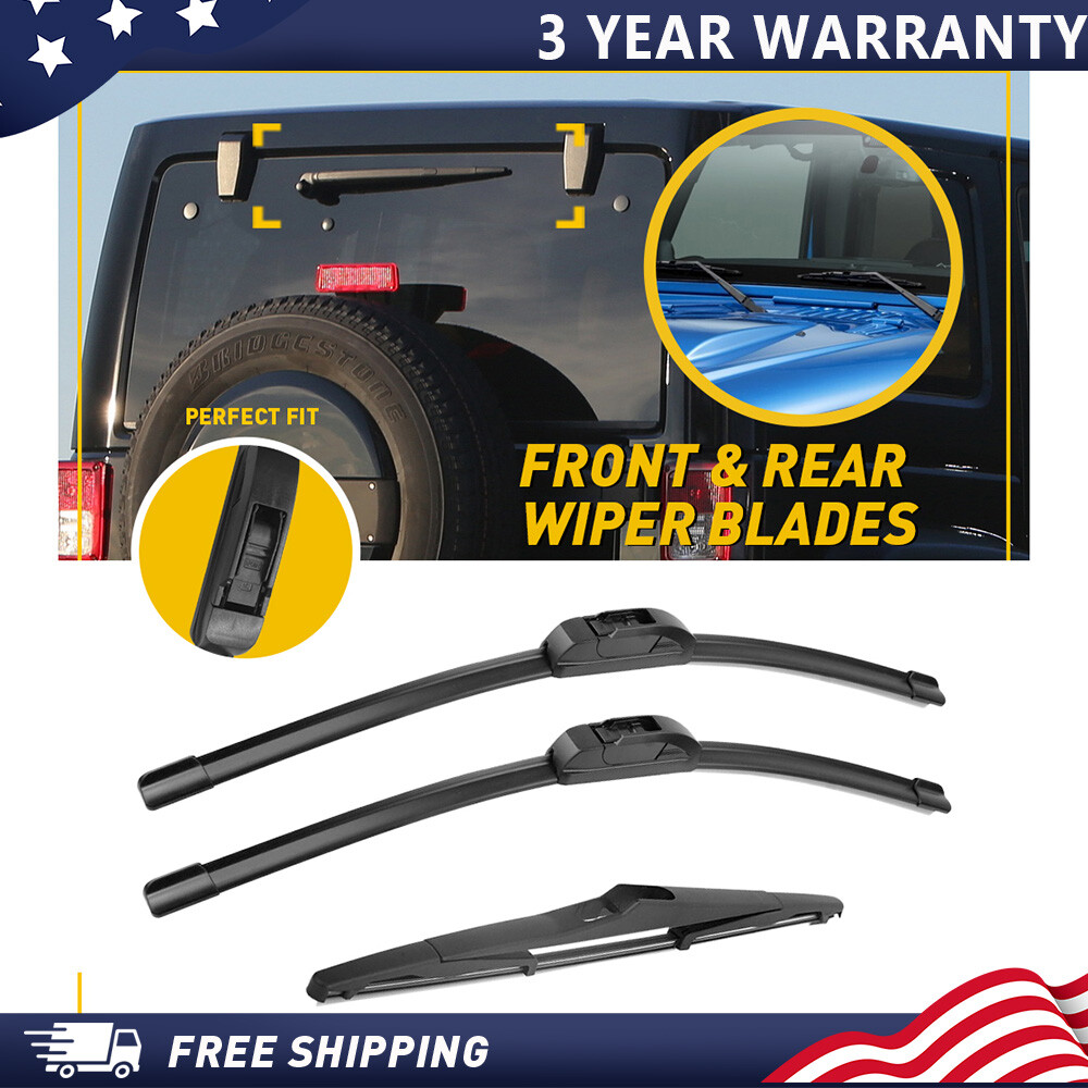 Genuine Jeep Wrangler 00-22 Wiper Blades Set 15-15-14 Inch