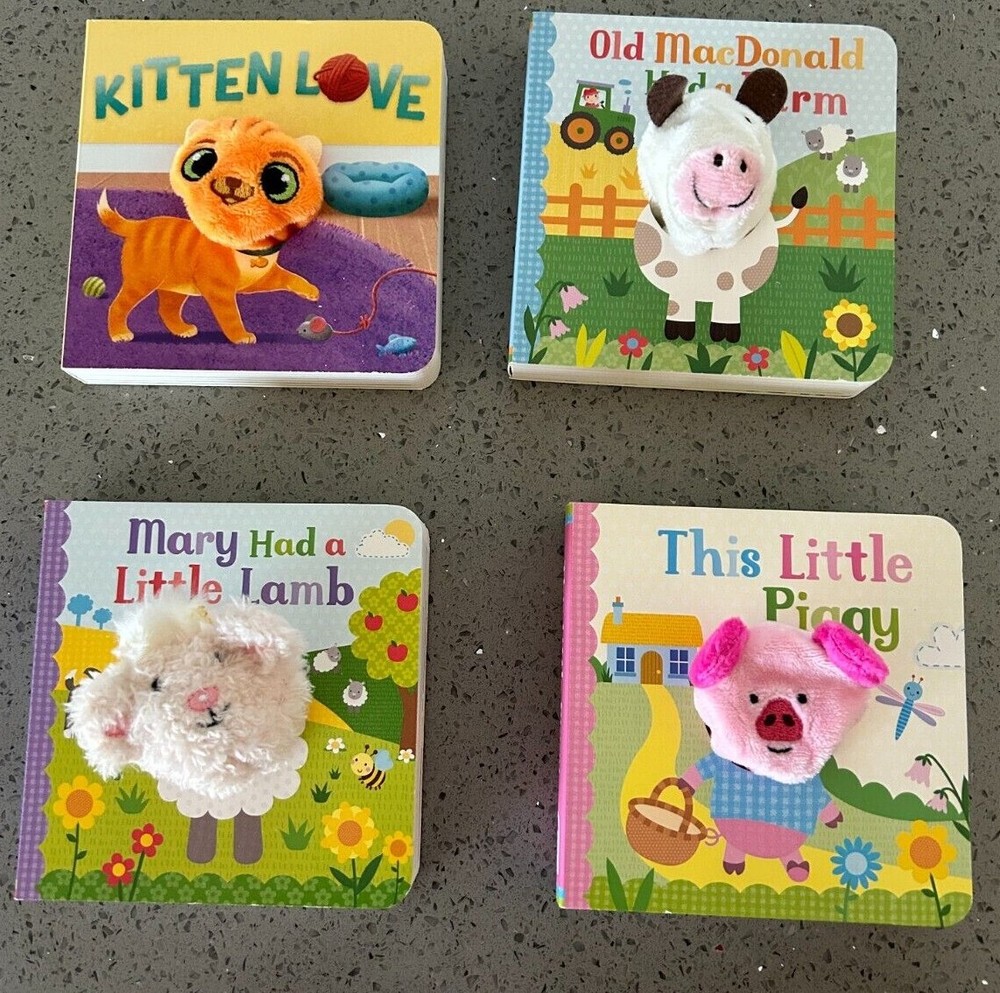 Baby Finger Puppet Books - Choose Your Favorite - New