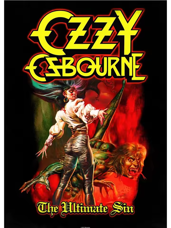 Ozzy Osbourne The Ultimate Sin POSTER 18