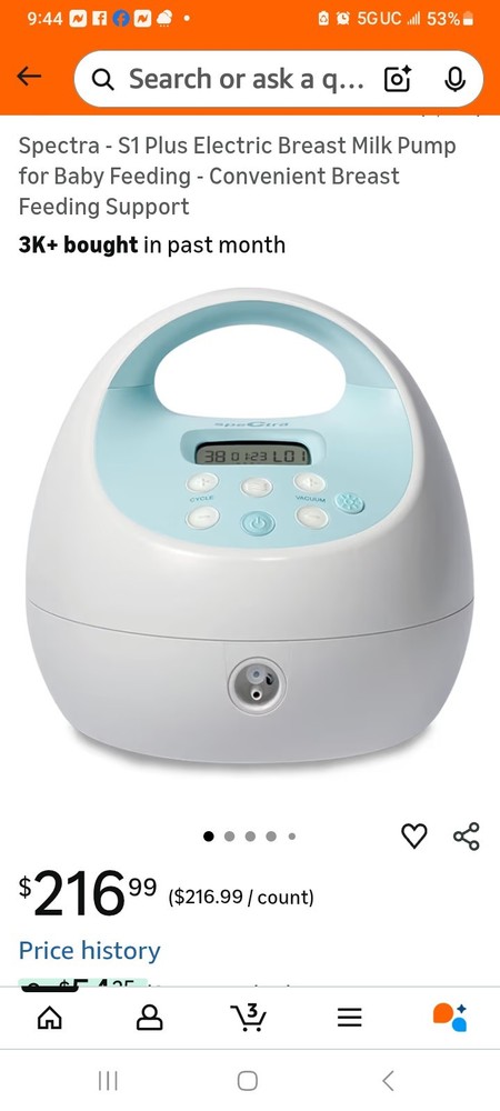 Spectra S1 Plus Electric Breast Pump - MM011091 - 8809108011091