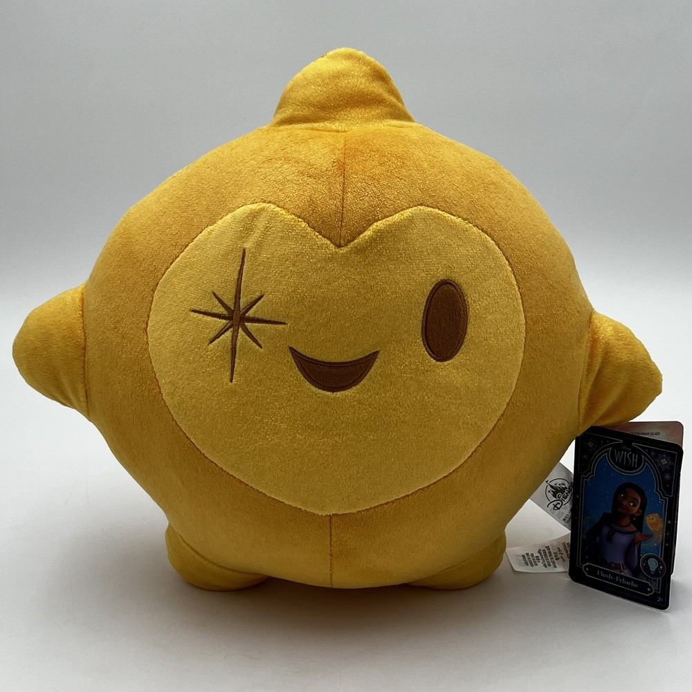 Disney Wish Movie Star Light-Up Plush Soft Cuddly Buddy Pillow 12'' New +Tag