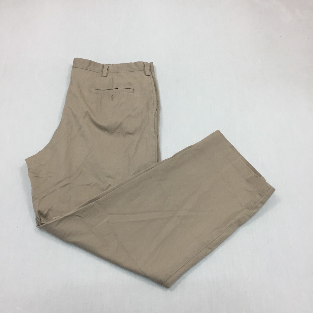 Dockers Chino Trousers Cotton Pants Straight Fit Mens Size 40W 32L Beige