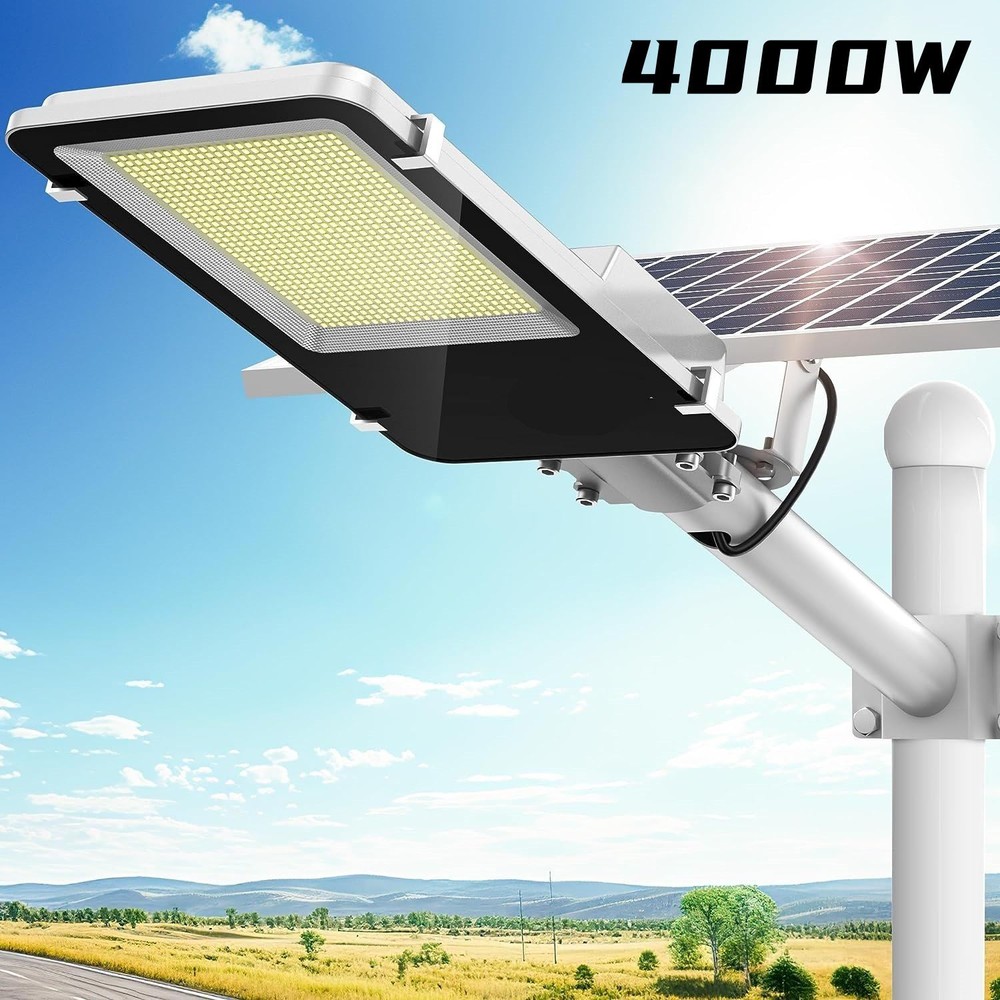 Ultra Bright Solar Street Lights Outdoor IP65 Super Bright Outdoor Dusk to Dawn
