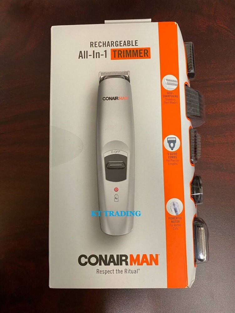 CONNAIR MAN Rechargeable Cordless All-In-1 Hair Beard Trimmer Detail Foil Shaver