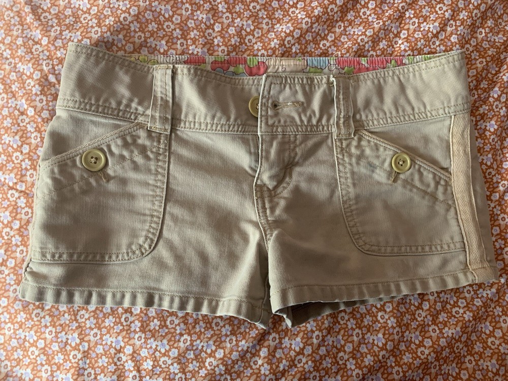 Hollister Y2K Vintage Low Rise Denim Mini Shorts
