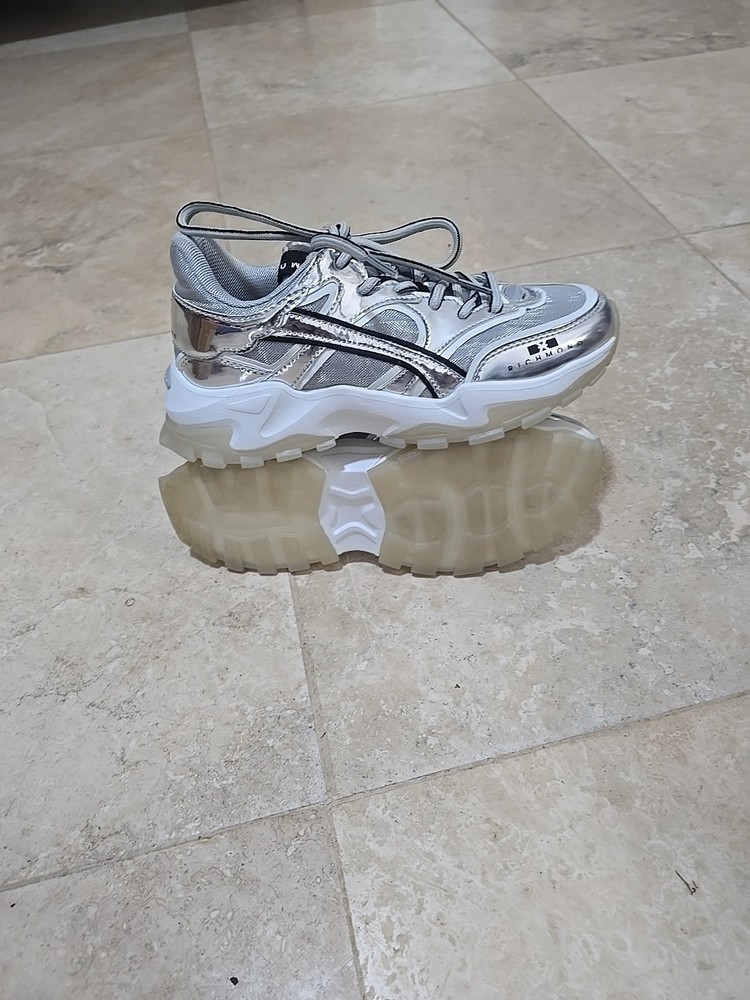 John Richmond Siver Trainers Vestiaire Collective.