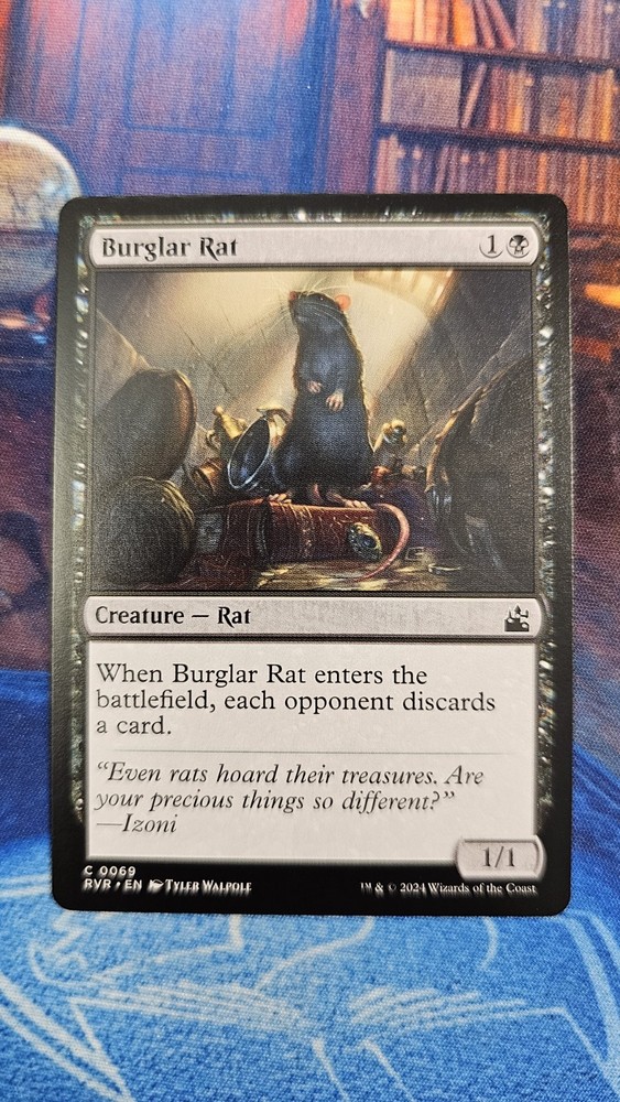 Burglar Rat Ravnica Remastered MTG Card Regular Edition  