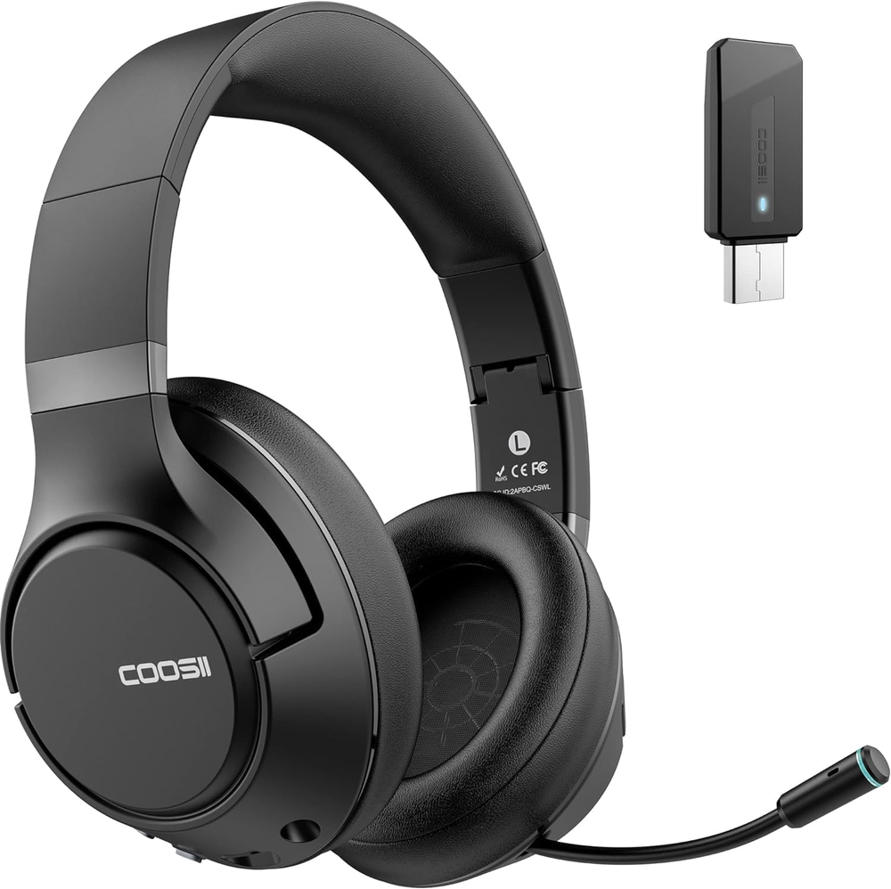 H300 Wireless Bluetooth Over-Ear Headphones with Mic and USB Charging  