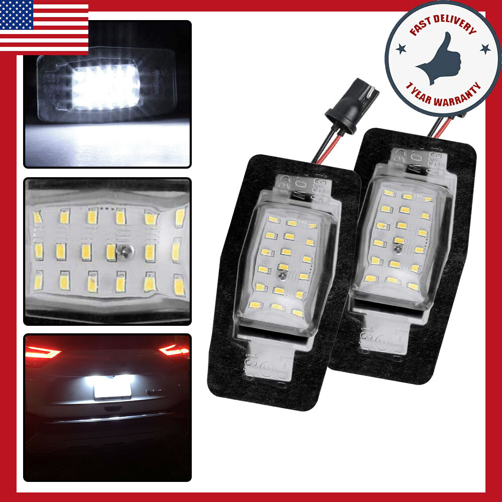 White 18 LEDs License Plate Lights Lamps Fits 1999-2005 Mazda Miata MX-5 Protege