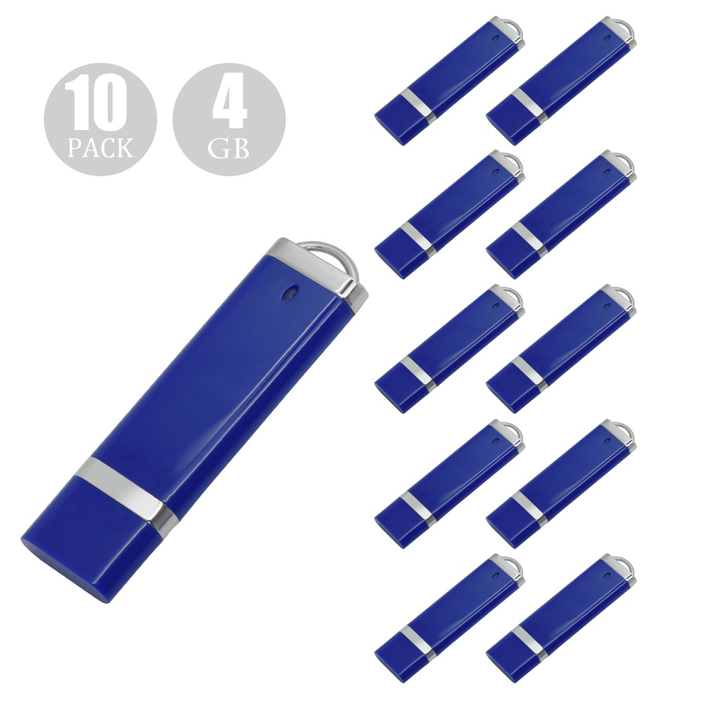 Wholesale Sale PACK 10/20/50/100PCS USB 2.0 4GB Flash Drives Memory Thumb Drive-image