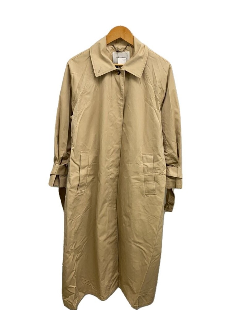 Midiumisolid Trench Coat/-/Cotton/Beg/Plain 3944