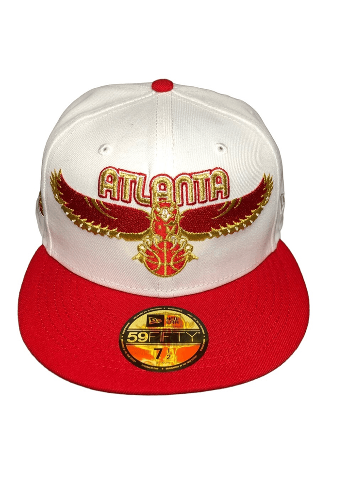 New Era Atlanta Hawks 59FIFTY Fitted Cap Hat Size 7 1/2