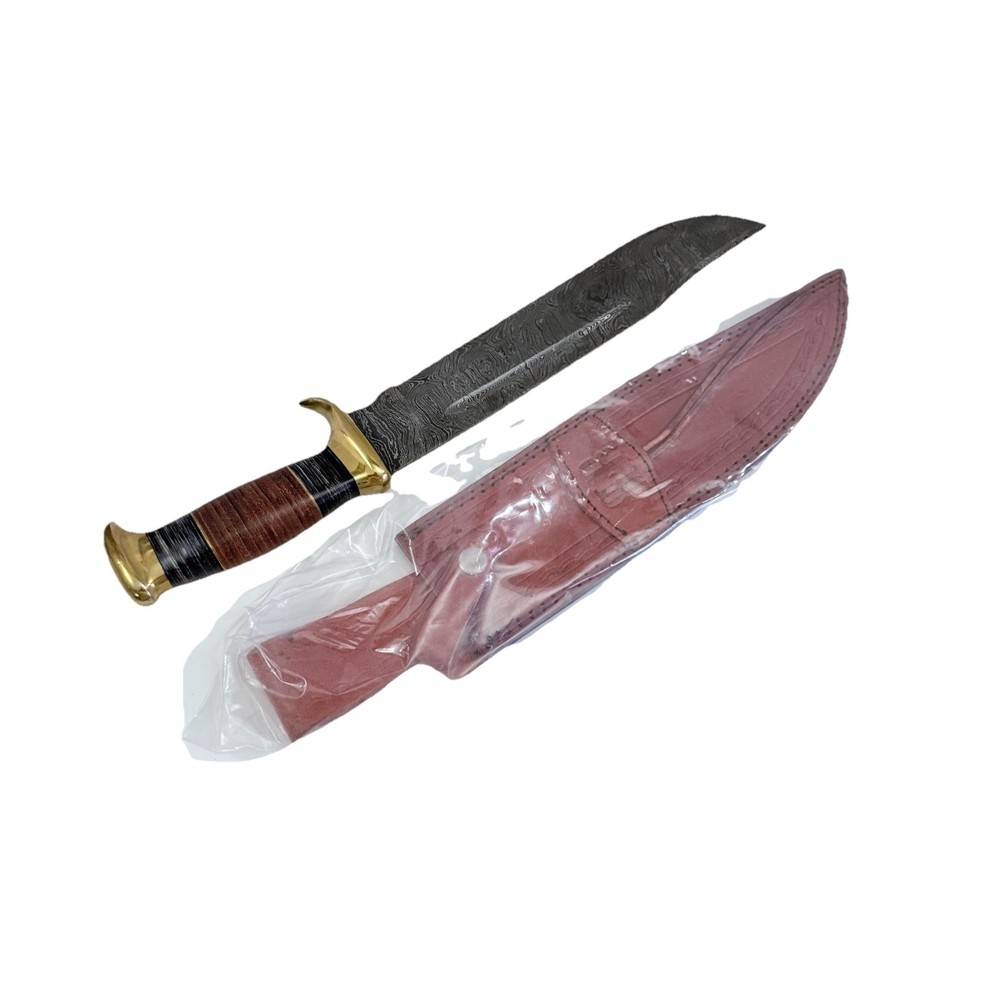 Rough Ryder Large 16.5 Inch Fixed Blade Knife with Bone Handle and Sheath