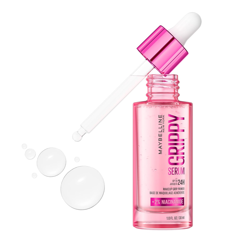 Maybelline Grippy Serum Primer with 2% Niacinamide for Hydrated Smooth Makeup Base