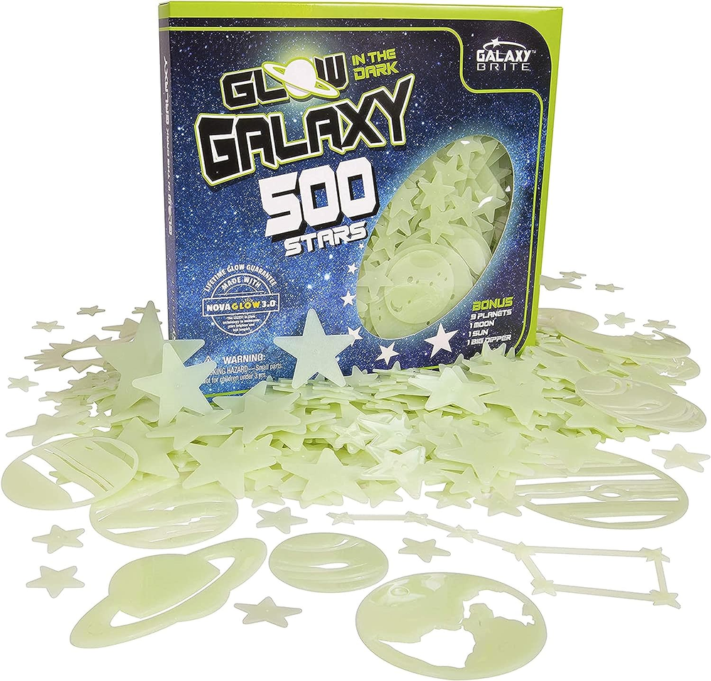 500 Glow in the Dark Stars for Ceiling – Largest Assortment