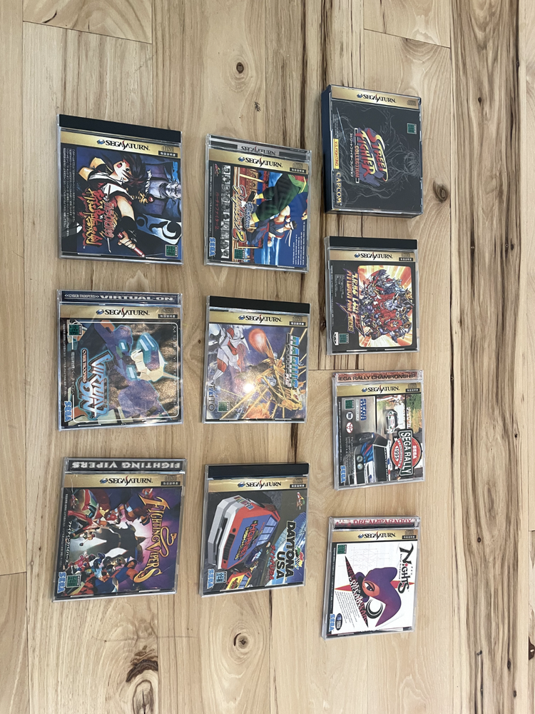 Sega Saturn game lot