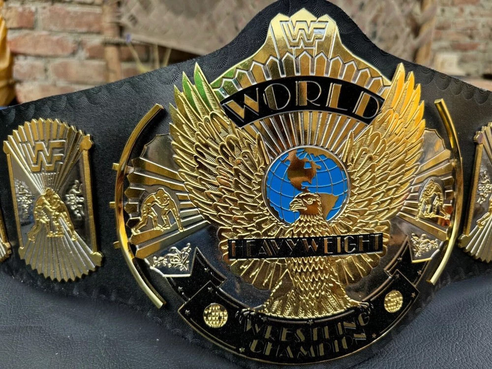 Dual Plated Winged Eagle Wrestling Championship Belt Replica 2mm for Adults