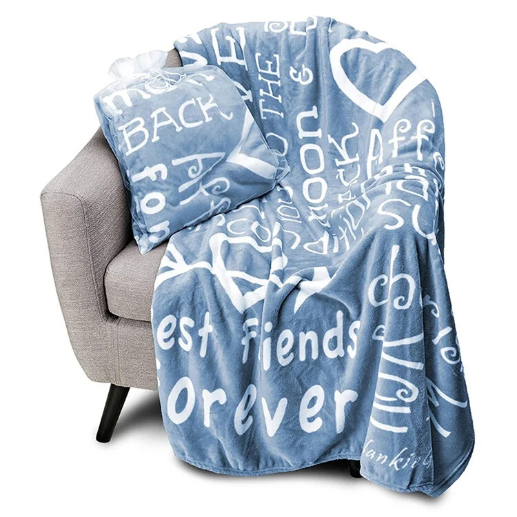 Custom personalized blanket printed Graphic Warm Soft Bedding
