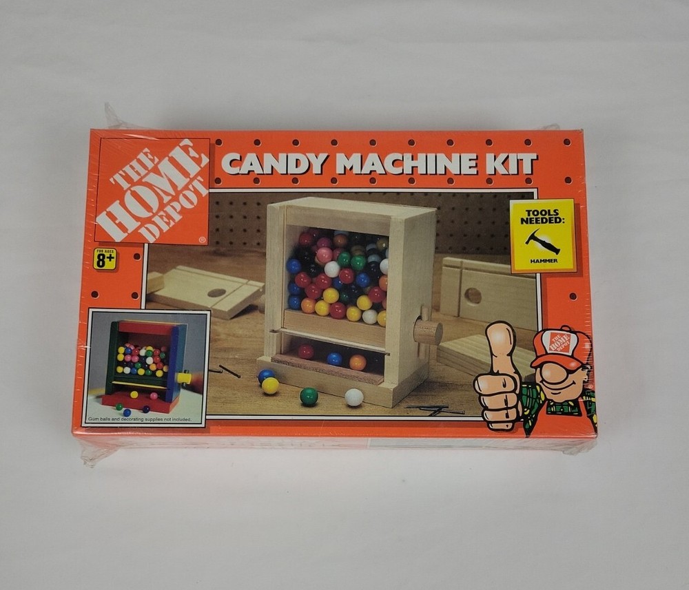 Vintage 2000 The Home Depot, Candy Machine Kit #65007 Geoffrey Inc