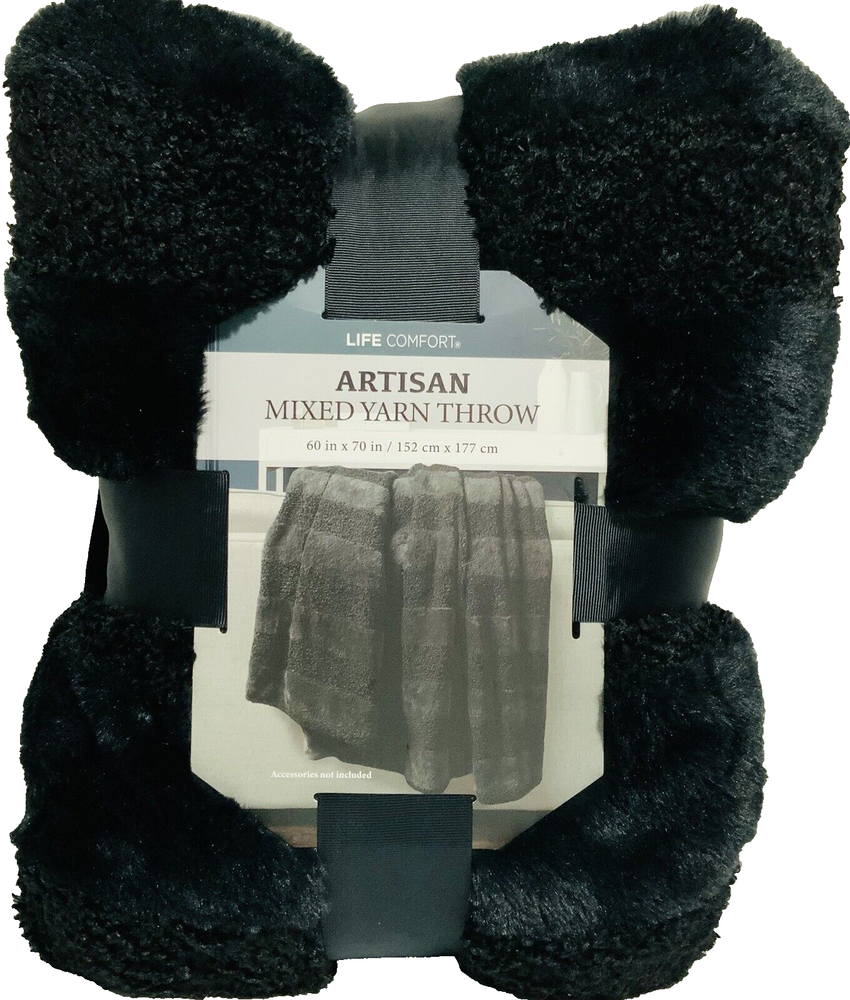 Life Comfort Artisan Mixed Yarn Throw 60