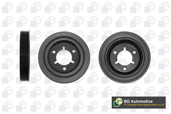 Belt pulley, crankshaft DP1176 BGA for Peugeot Citroën Fiat