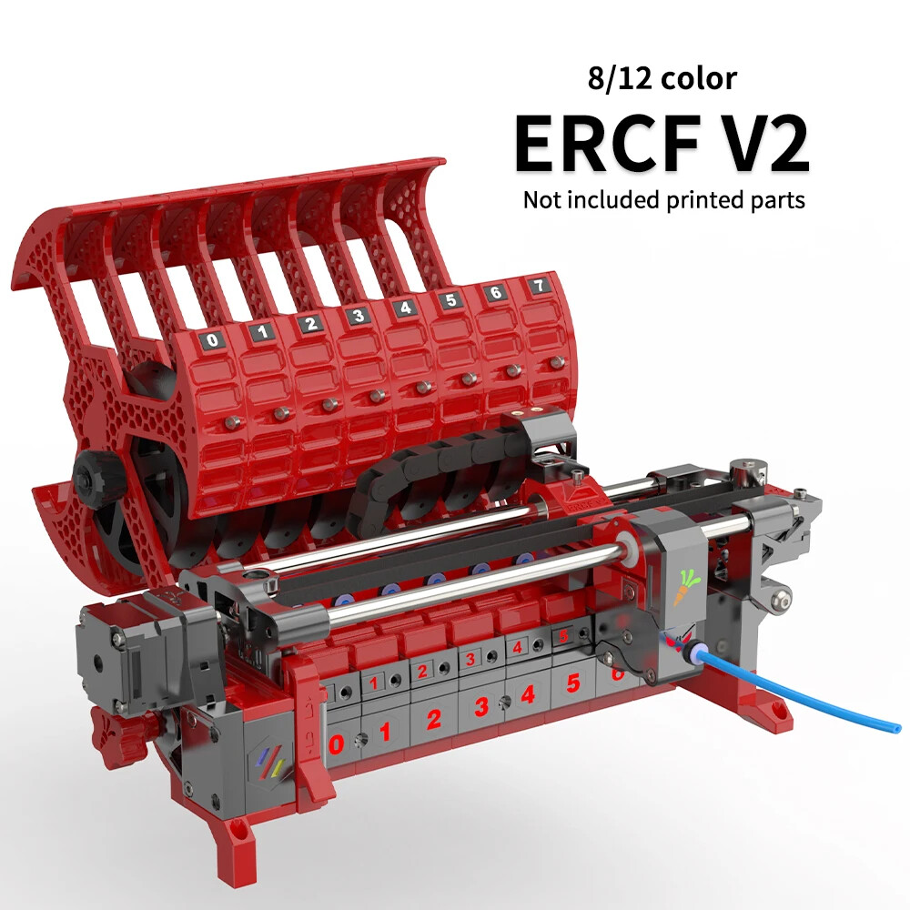 ERCF V2 Kit ERCT ERF 8/12Color Enraged Rabbit Multi-color Printing for 3DPrinter
