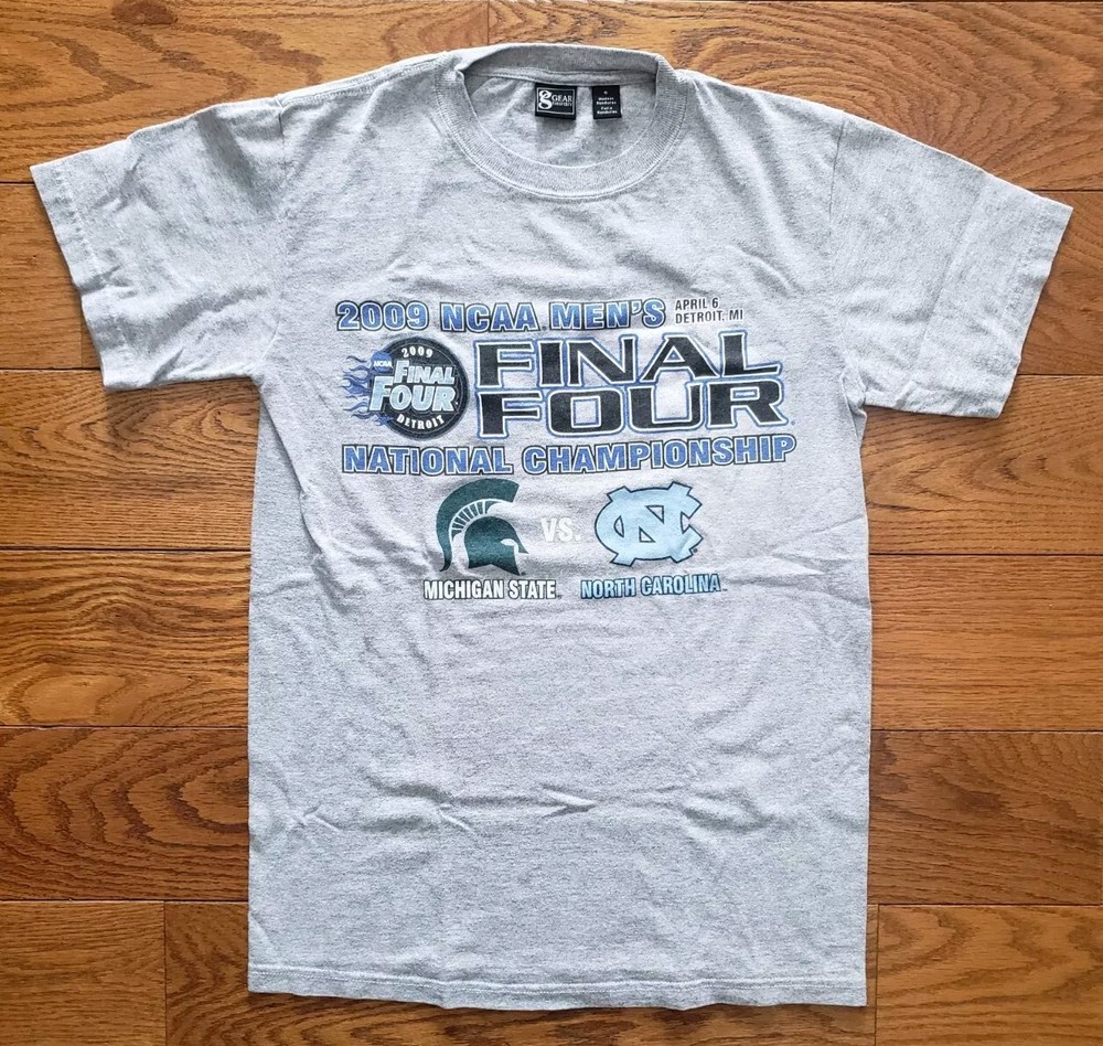 2009 Official NCAA Basketball Final Four Detroit Michigan State T-Shirt Small