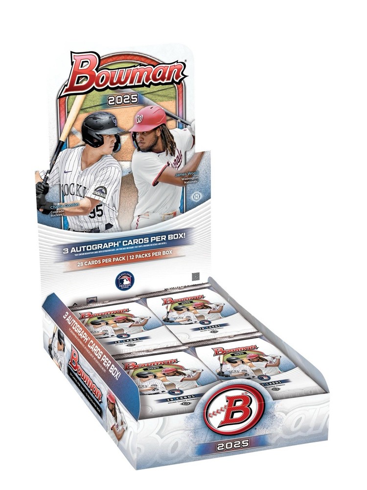 2025 Bowman Baseball Jumbo Hobby Box - 3 Autos per Box - Single Pack