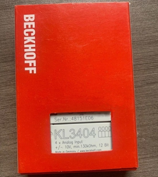 New In Box Beckhoff KL3404 PLC Module KL3404 KL3404 Free shipping